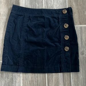 Navy VV corduroy skirt size 4